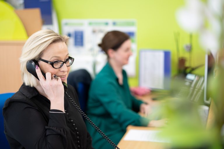 Telephone answering at Waterhouse Business Centre
